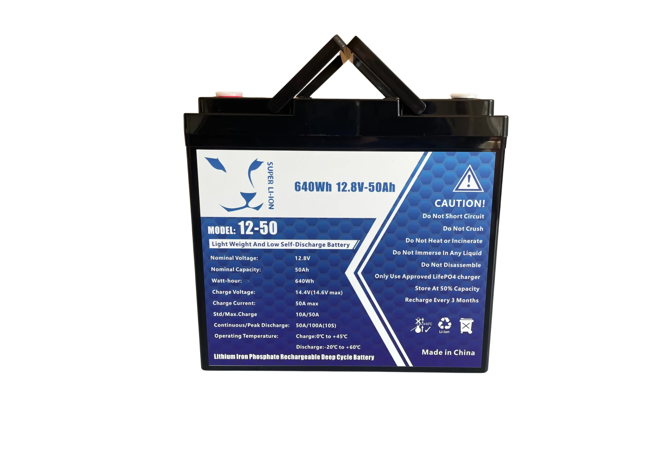 Batterie Trionix LifePo 4 12V 50Ah