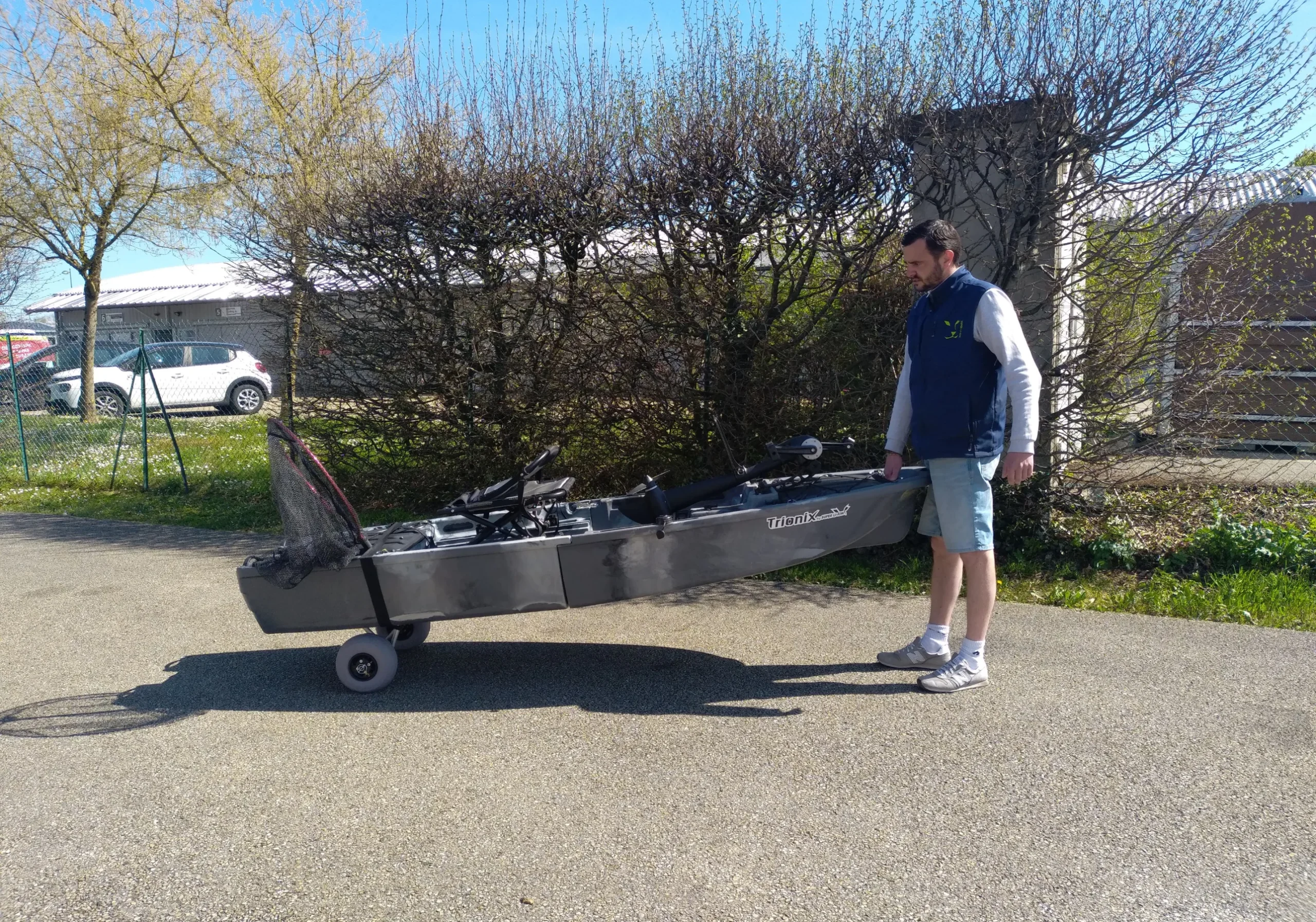 Chariot de transport Roues Sable (Avec sangles)