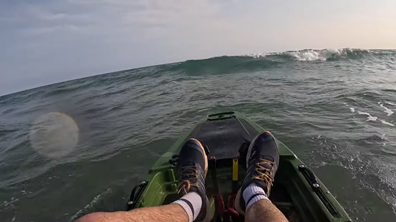 TRX 420 en mer