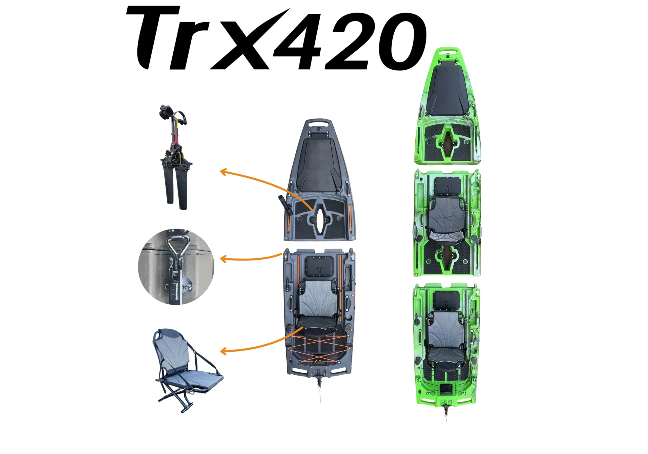 Kayak de pêche TRX 420
