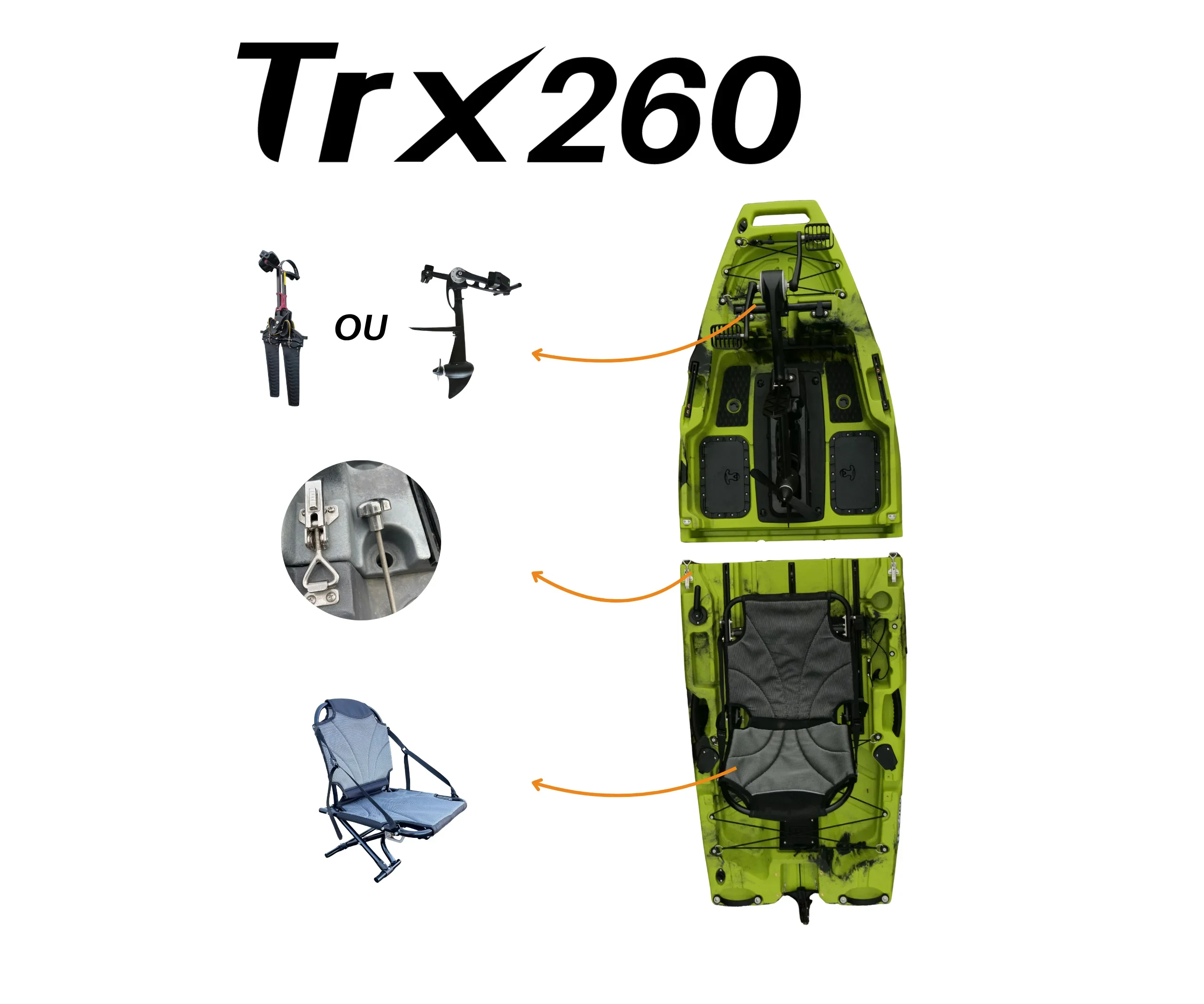 Kayak de pêche TRX 260