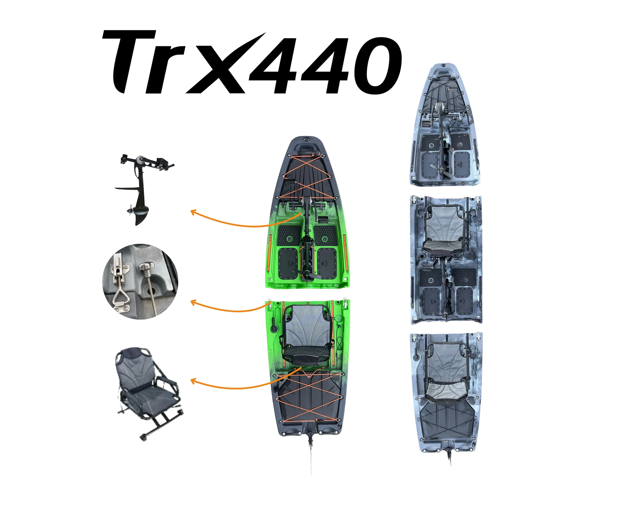Kayak de pêche TRX 440
