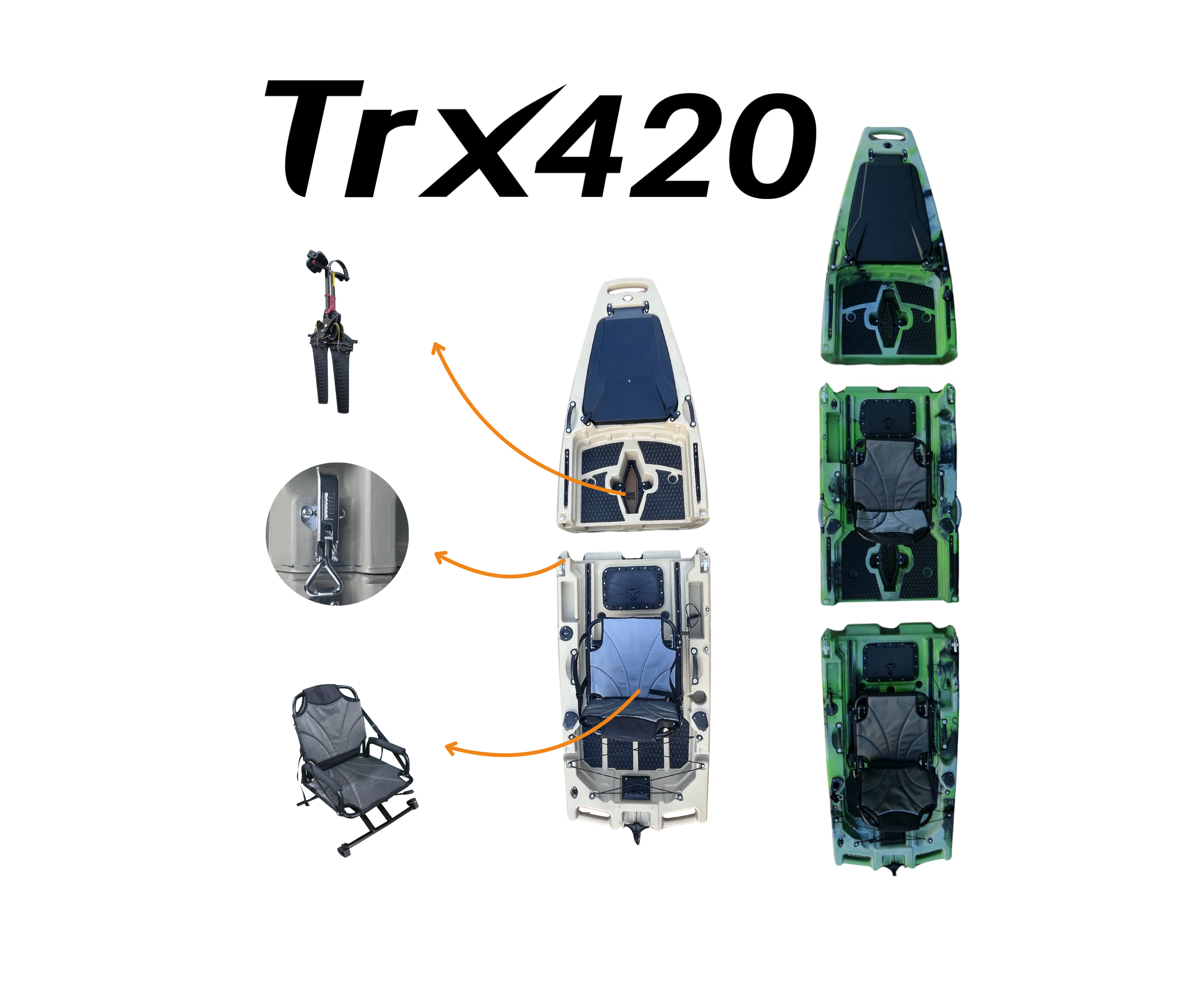 Kayak de pêche TRX 420