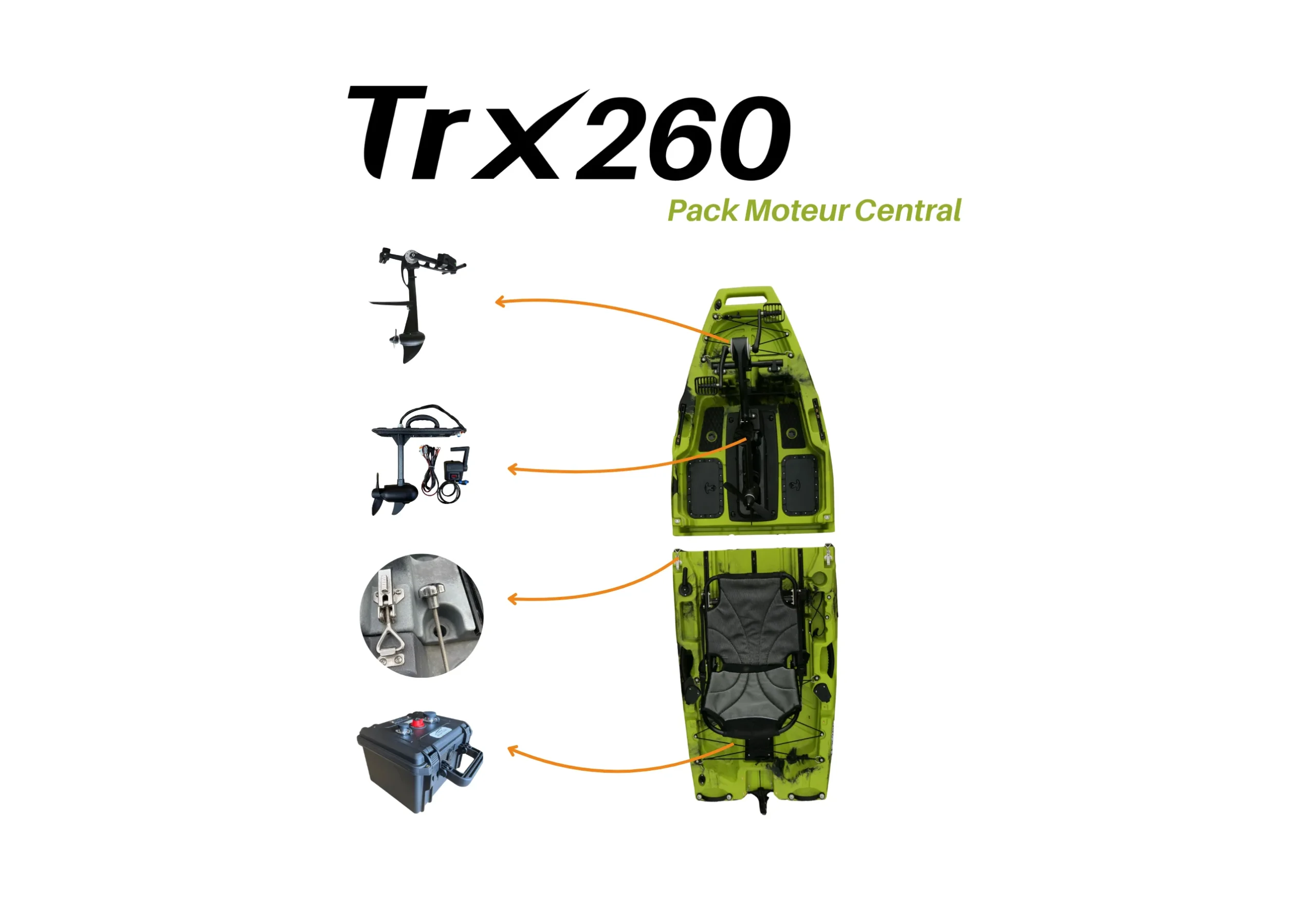 Pack TRX 260 Moteur Central
