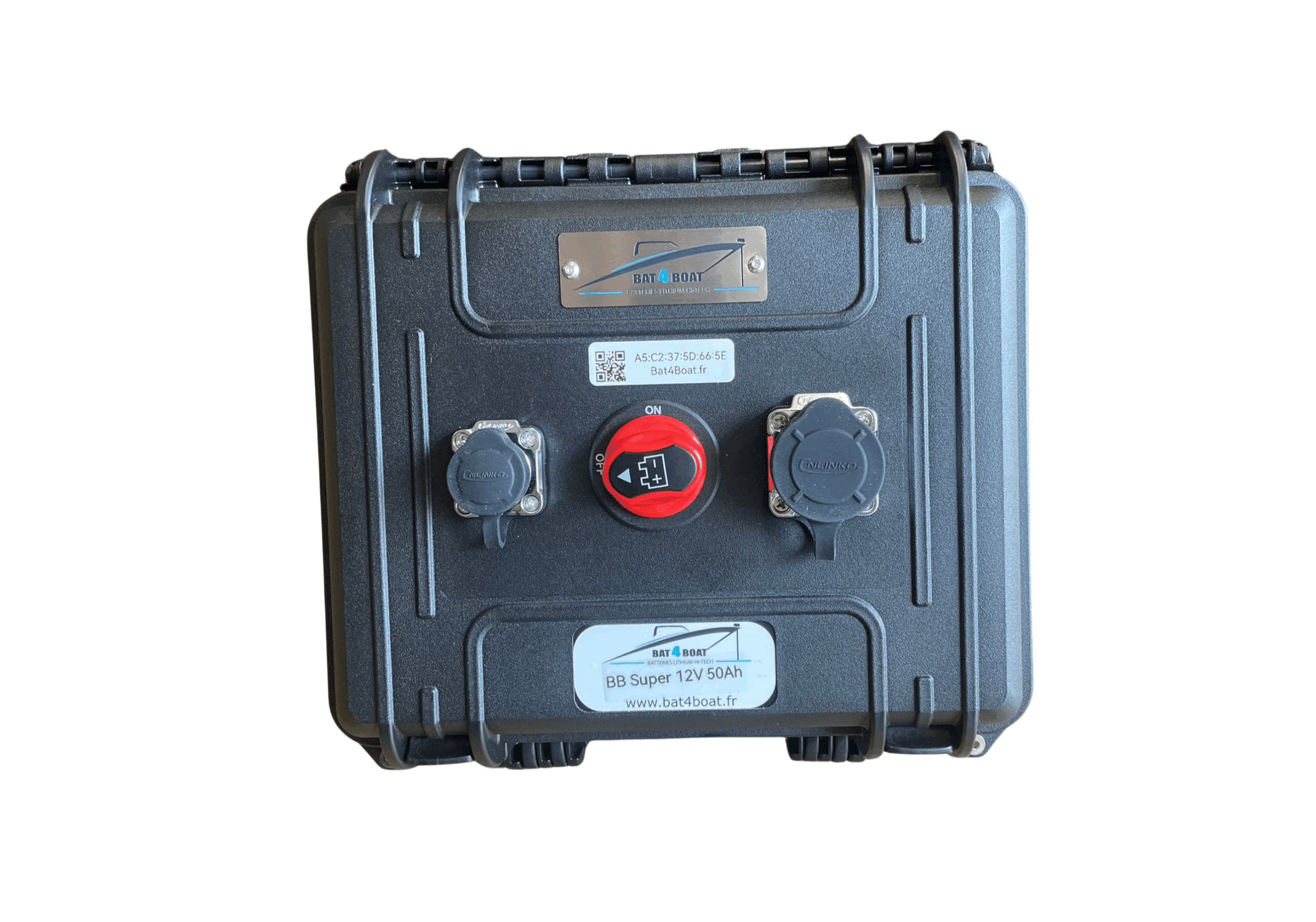 Batterie Étanche Kayak, Float tube & Bateau 12V 50Ah